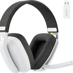 BINNUNE 2.4GHz Wireless Gaming Headset with Mic